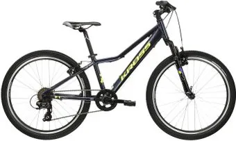 Kross Hexagon JR 1.0 2024 (темно-синий/желтый глянцевый)