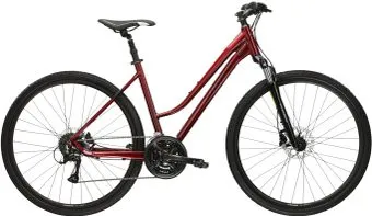 Kross Evado 4.0 DL/19" 2024 (рубиновый/черный глянцевый)
