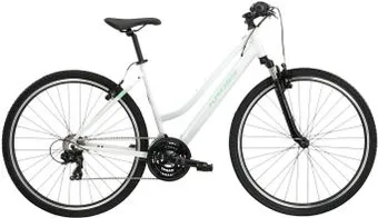 Kross Evado 1.0 DM/17" 2023 (белый/бирюзовый глянцевый)