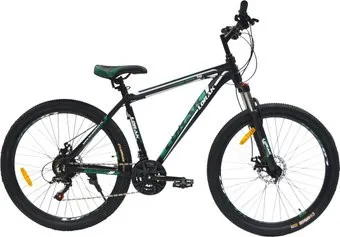 Lorak MAX 70 27.5 р.21 (матовый чёрный/зеленый)