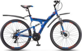 Stels Focus MD 27.5 21-sp V010 2019 (синий/красный)
