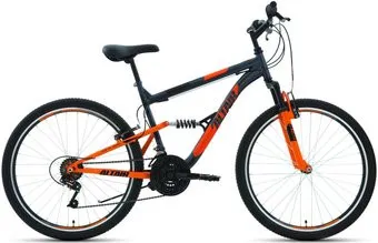 Altair MTB FS 26 1.0 р.18 2022 (серый/оранжевый)