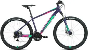 Forward Apache 27.5 3.2 HD р.19 2022 (фиолетовый/зеленый)
