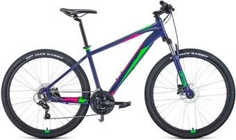 Forward Apache 27.5 3.0 HD р.17 2022 (фиолетовый/зеленый)