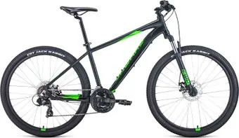 Forward Apache 27.5 2.0 disc р.21 2021 (черный/зеленый)