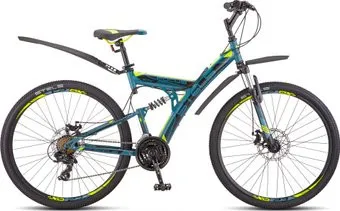 Stels Focus MD 27.5 21-sp V010 2019 (серый/желтый)