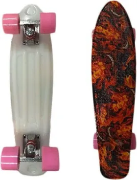 Display Penny Board 21" (fireskull/pink)