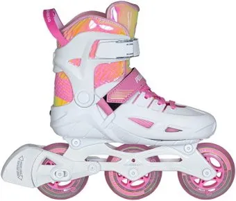 <?= Powerslide Phuzion Universe 3 колеса (р. 33-36, белый/розовый) ?>