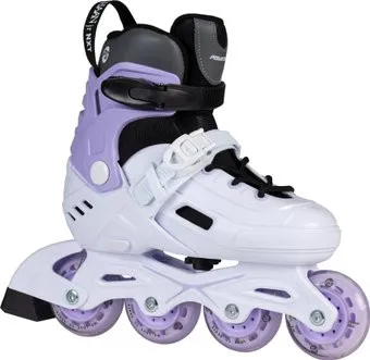 Powerslide Khaan Junior NXT 940701 (р. 39-42, белый/сиреневый)