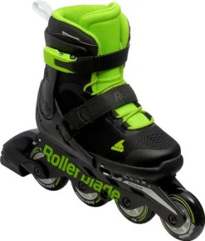 Rollerblade Microblade (р. 28-32, черный/зеленый)