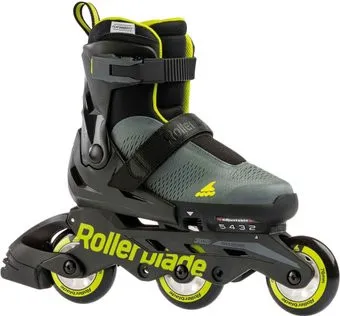<?= Rollerblade Microblade Free 3WD 2021 (р. 28-32, антрацит/лайм) ?>