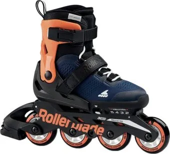 Rollerblade Microblade (р. 36.5-40.5, темно-синий/оранжевый)