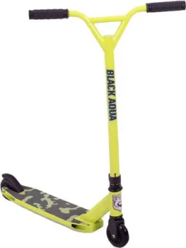 Black Aqua Stunt Scooter-1 (салатовый/милитари)
