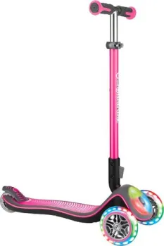 Globber Elite Deluxe Flash Lights (розовый/черный)