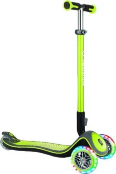 Globber Elite Deluxe Lights (зеленый)