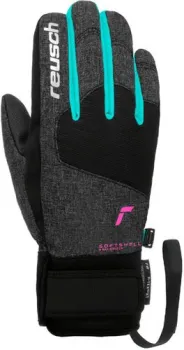 Reusch Simon R-Tex Xt Junior 6261210-7743 (р-р 6.5, Black Melange/Bachelor Button/Pink)