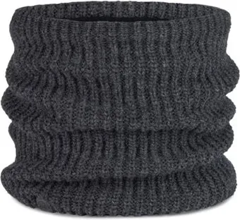 Buff Knitted &amp; Fleece Neckwarmer Renvi Silversage 134481.303.10.00