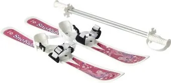 Hamax Sno Kids Children's Skis With Poles Pink Pony Design HAM561002