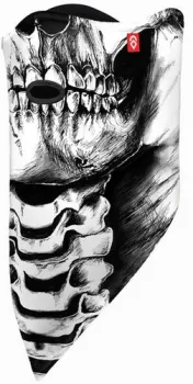 <?= Airhole Facemask Standard 2 Layer (S/M, skeleton) ?>