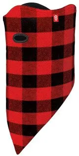 <?= Airhole Facemask Standard 2 Layer (M/L, red buffalo) ?>