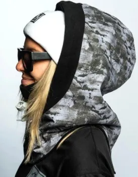 <?= Brethren Apparel Druid Hood (O/S, black ice) ?>