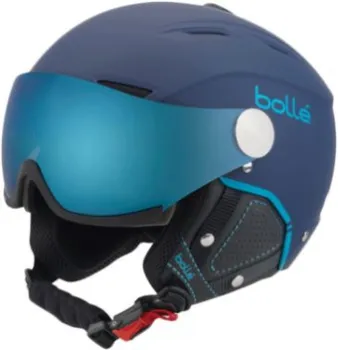 <?= Bolle Backline Visor Premium Soft Navy & Cyan ?>