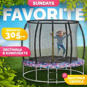 <?= Sundays Favorite Premium 10FT (смайл, с сеткой, с лестницей) ?>
