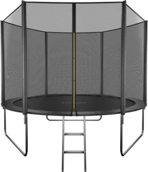 <?= GetActive Jump 8ft - 252 см с лестницей, внешней сеткой (черный) ?>