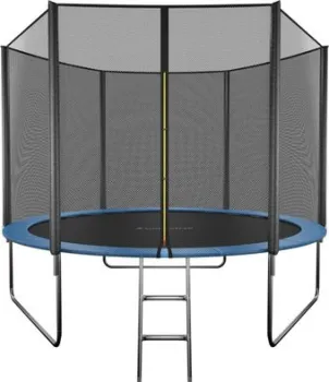 <?= GetActive Jump 8ft - 252 см с лестницей, внешней сеткой (синий) ?>