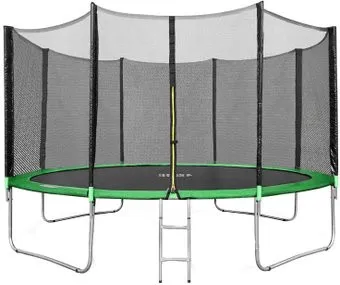 Happy Jump 14ft Pro 435 см с внешней сеткой и лестницей