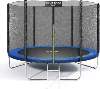 Atlas Sport 252 см - 8ft Basic (с лестницей, внешняя сетка, синий)