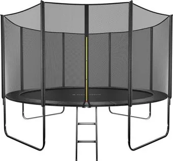 <?= GetActive Jump 12ft - 374 см с лестницей, внешней сеткой (черный) ?>