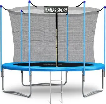 Atlas Sport 312 см - 10ft (с лестницей, внутренняя сетка, синий)