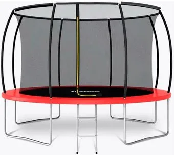 <?= GetActive Jump PRO 12FT с лестницей и внутренней сеткой (красный) ?>