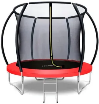 <?= GetActive Jump PRO 10FT с лестницей и внутренней сеткой (красный) ?>