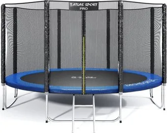 Atlas Sport 312 см - 10ft Pro (4 ноги, внешняя сетка, синий)