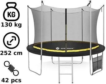<?= Springos 8ft 252 см (с внутренней сеткой и лестницей) ?>