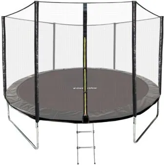 <?= GetActive Jump 10ft - 305 см с лестницей, внешней сеткой (черный) ?>