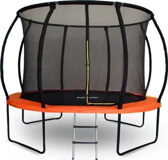 GetActive Jump PRO 12FT с лестницей и внутренней сеткой (оранжевый)