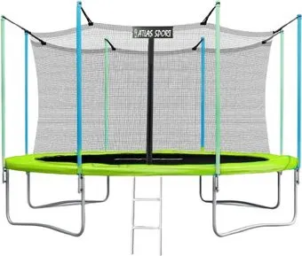 Atlas Sport 435 см - 14ft (с лестницей, внутренняя сетка, зеленый)