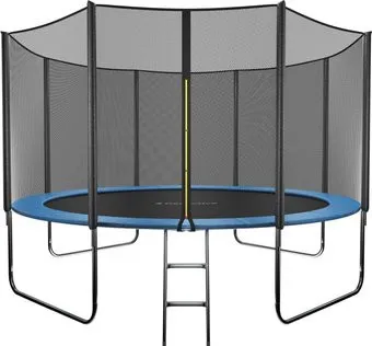 <?= GetActive Jump 12ft - 374 см с лестницей, внешней сеткой (синий) ?>