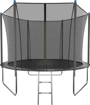 <?= GetActive Jump 10ft - 312 см с лестницей, внутренней сеткой (черный) ?>