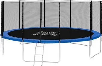 Atlas Sport 465 см - 15ft Basic (с лестницей, внешняя сетка, синий)