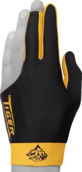 Tiger Professional Billiard Glove 10694 (1 шт, р. L, черный/желтый)