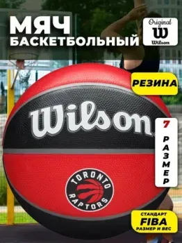 Wilson NBA Team Tribute Toronto Raptors WTB1300XBTOR (7 размер)