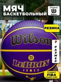 Wilson NBA Player Icon Lebron James WZ4027601XB7 (7 размер)