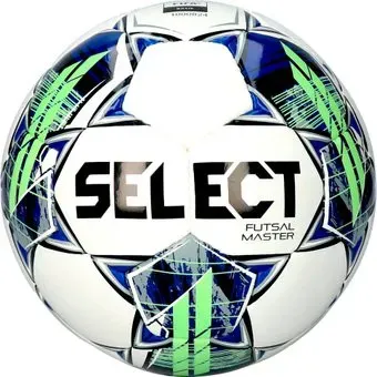 Select Futsal Master Grain V22 Fifa Basic (4 размер, белый/синий/зеленый)