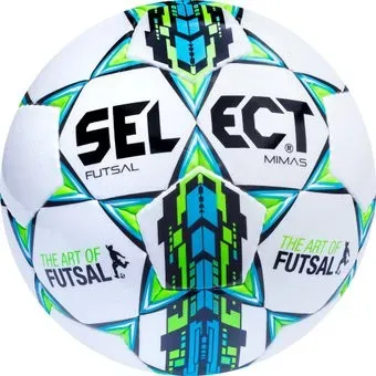 Select Futsal Mimas (4 размер, белый/синий/салатовый)