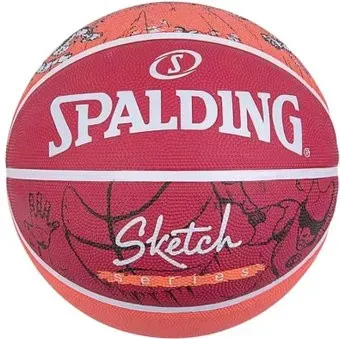 Spalding Sketch red (7 размер)