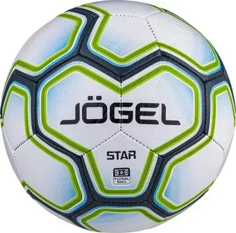 Jogel BC20 Star (4 размер, белый/синий/зеленый)